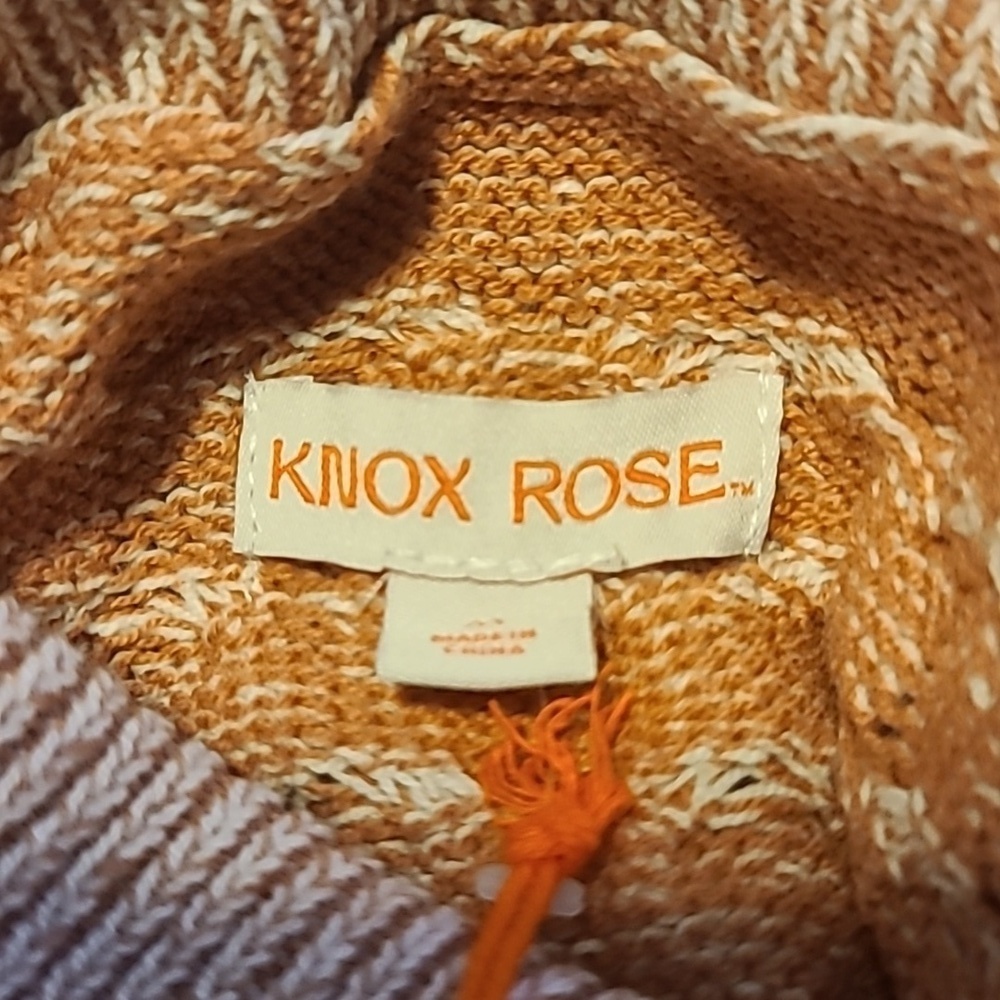 Knox Rose Chunky cable knit turtle neck sweater - Picture 8 of 12